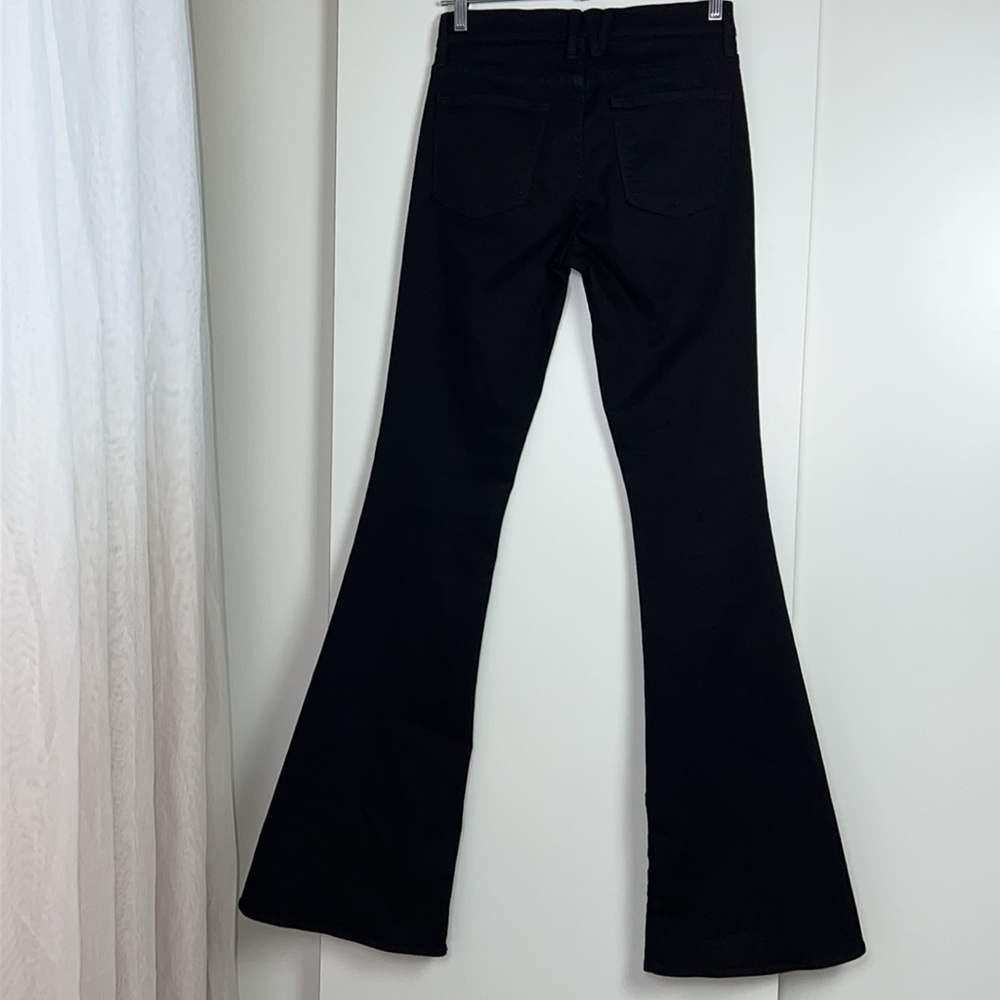 FRAME DENIM Black fitted flare jean - Picture 5 of 11